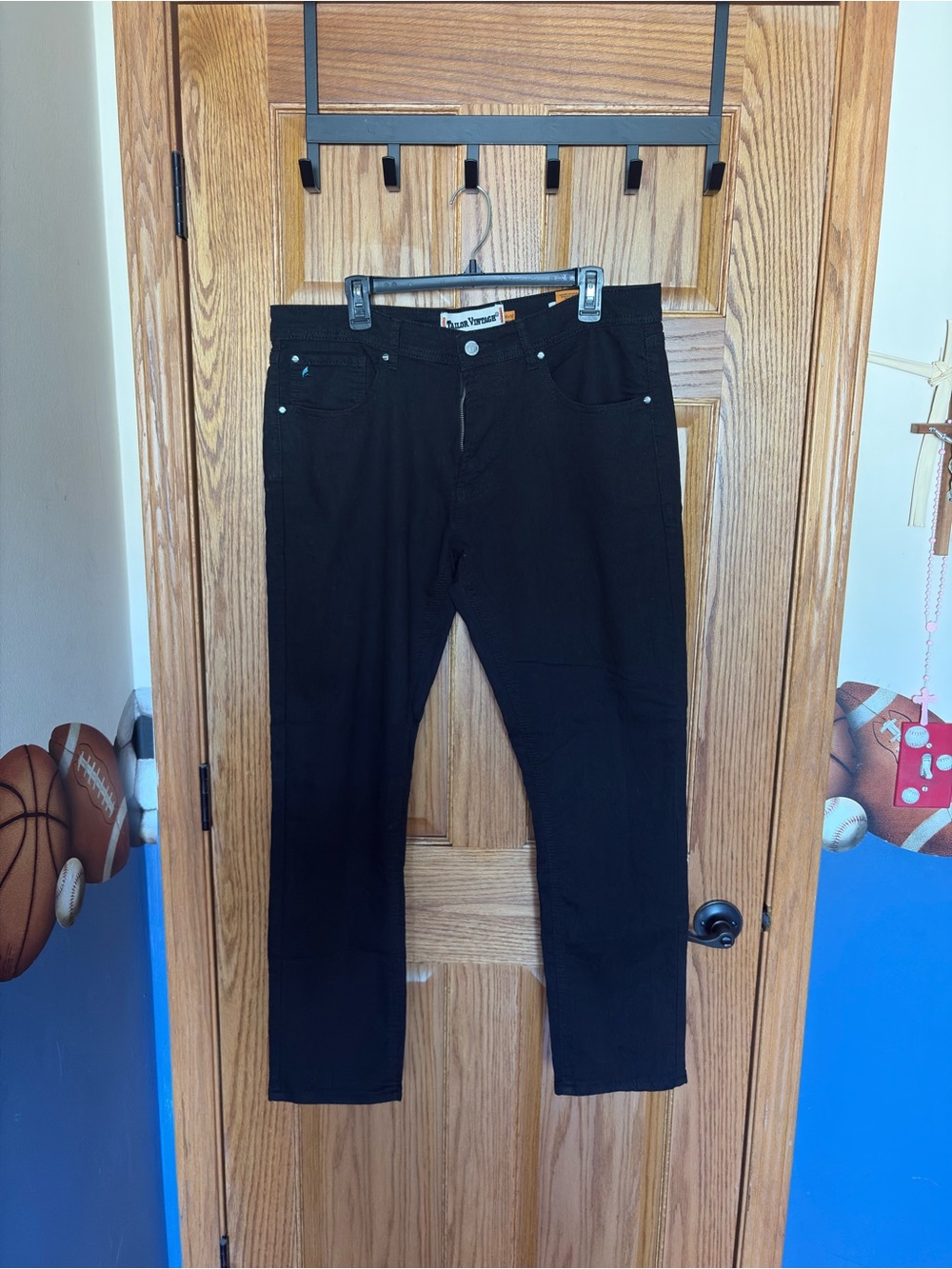 Black Men's Jeans Tailor Vintage